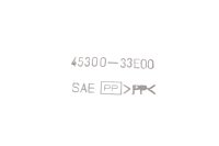 Pillion seat passenger saddle rear cushion pad Suzuki GSX-R 750 GR7DB 96-97