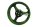 Takavanne pyörä 17 tuumaa J17xMT5.50 vihreä Kawasaki ZX-6R Ninja ZX600G 98-99