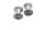 Separador escape soporte casquillo distanciador par KTM 640 LC4 DUKE 2 DK2 99-07
