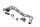 Pedal de freno trasero palanca derecho con muelle KTM 640 LC4 DUKE 2 DK2 99-07