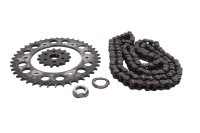 Kit transmisión cadena piñón corona tuerca arandela KTM 640 LC4 DUKE 2 DK2 99-07