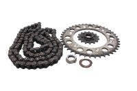 Kit transmisión cadena piñón corona tuerca arandela KTM 640 LC4 DUKE 2 DK2 99-07