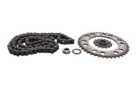 Kit transmisión cadena piñón corona tuerca arandela KTM 640 LC4 DUKE 2 DK2 99-07