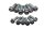 Tornillos disco freno 12 piezas delantero trasero KTM 640 LC4 DUKE 2 DK2 99-07