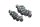 Tornillos disco freno 12 piezas delantero trasero KTM 640 LC4 DUKE 2 DK2 99-07