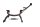 Center stand centre main with return spring BMW R 1200 GS K25 0307 R12 04-07