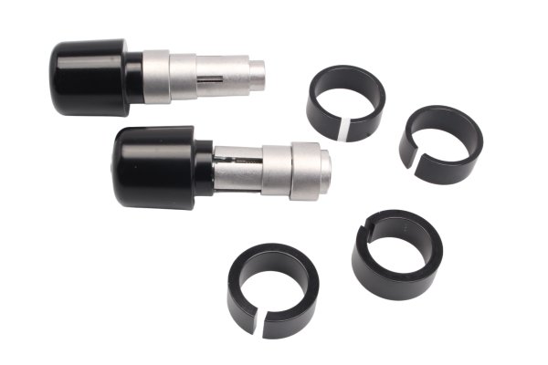 Embouts de guidon poids paire gauche droite noir Motorrad Zubehör universell