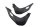 Wind deflector set upper left right fairing Honda CRF 1100 LA Africa Twin 23-23
