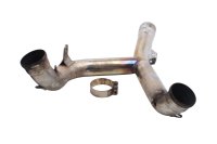 Tubo Y escape unión colector abrazadera trasero KTM 640 LC4 DUKE 2 DK2 99-07