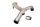 Tubo Y escape unión colector abrazadera trasero KTM 640 LC4 DUKE 2 DK2 99-07