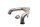 Tubo Y escape unión colector abrazadera trasero KTM 640 LC4 DUKE 2 DK2 99-07