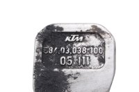Fodhvilerholder fodstøtte fører venstre for KTM 640 LC4 DUKE 2 DK2 99-07