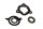 Starter clutch freewheel brake plate retainer bolts BMW K 100 K100 K589 82-88