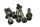 Frame bolts engine mounting screws fixing set 5 pcs BMW K 100 K100 K589 82-88