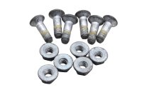 Tandwielbouten kettingblad moeren set achter KTM 640 LC4 DUKE 2 DK2 99-07