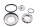 Styrlejemøtrik centerbolt lejedæksel øverst KTM Duke 690 690DUKE/14 14-15