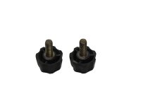 Tail light thumb screws knurled bolts lens knobs pair BMW K 100 K100 K589 82-88