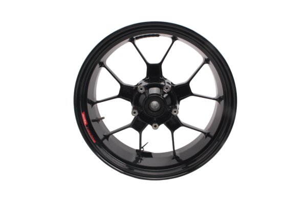 Jante arrière roue 17x6 pouces MT noire avec roulements Aprilia RSV4 RK 09-12