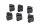 Caoutchoucs amortisseur couronne silentbloc arrière KTM 640 LC4 DUKE 2 DK2 99-07