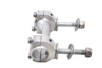 Pontet guidon rehausseur bride support silentbloc KTM 640 LC4 DUKE 2 DK2 99-07