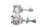 Pontet guidon rehausseur bride support silentbloc KTM 640 LC4 DUKE 2 DK2 99-07