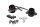 Brides échappement support collecteur vis arrêtoirs KTM 640 LC4 DUKE 2 DK2 99-07