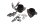 Brides échappement support collecteur vis arrêtoirs KTM 640 LC4 DUKE 2 DK2 99-07