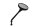 Rear view mirror right round black long arm M8 thread BMW K 100 K100 K589 82-88