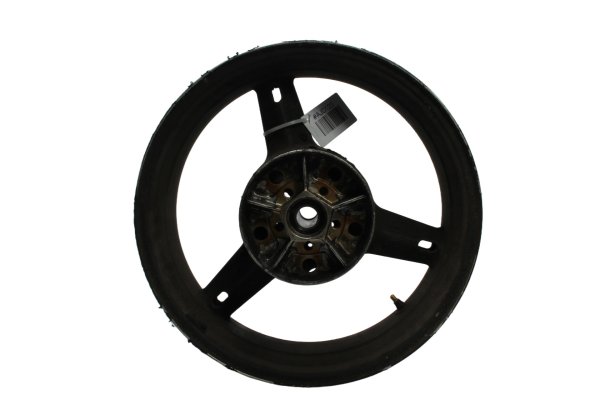 Rear wheel rim 17 x 5.50 inch black three spoke Suzuki SV 1000 S WVBX 03-07