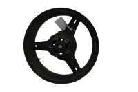 Rear wheel rim 17 x 5.50 inch black three spoke Suzuki SV 1000 S WVBX 03-07