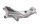 Support moteur platine cadre côté droit Aprilia SMV 750 Dorsoduro M551M 08-17