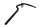 Manubrio alto rialzato tubo sterzo moto nero 24mm BMW K 100 K100 K589 82-88