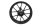 Cerchio posteriore ruota 17x4.50 pollici MT nero KTM 640 LC4 DUKE 2 DK2 99-07