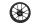 Cerchio posteriore ruota 17x4.50 pollici MT nero KTM 640 LC4 DUKE 2 DK2 99-07