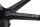 Cerchio posteriore ruota 17x4.50 pollici MT nero KTM 640 LC4 DUKE 2 DK2 99-07