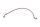 Brake line hose hydraulic pipe front upper BMW R 1200 GS K25 0307 R12 04-07