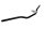 Handlebar 22mm black steering tube matte MV Agusta Brutale 910 R F4 06-10