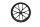 Cerchio anteriore ruota 3.50x17 nero cuscinetti KTM 640 LC4 DUKE 2 DK2 99-07