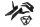 Support plaque immatriculation garde-boue arrière catadioptre KTM Duke 890 24-24