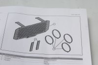 Oliekølerbeskytter gitter grill skjold Performance Ducati Hypermotard 950 25-25
