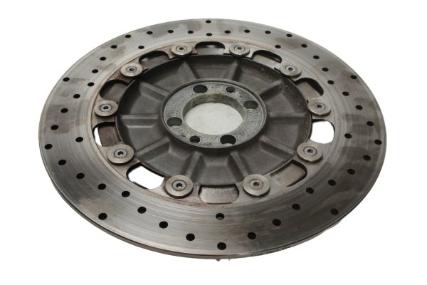 Disco de freno trasero perforado soporte BMW K 100 RS 2 Ventiler K589 0502 83-89