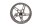 Velg voorwiel 17 inch MTH2 met lagers in de naaf BMW R 1150 R R28 0429 01-06