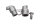 Brake line distributor junction splitter front BMW R 1200 GS K25 0307 R12 04-07