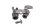 Brake line distributor junction splitter front BMW R 1200 GS K25 0307 R12 04-07