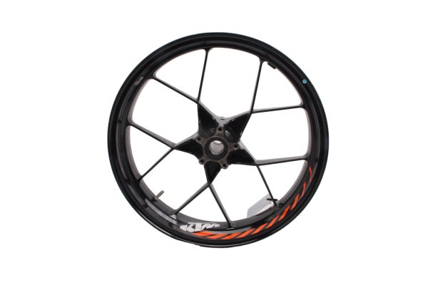 Fælg forhjul 3.5x17 tommer sort slangeløs KTM Duke 690 690DUKE/14 14-15