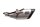 Exhaust silencer muffler can twin outlet right side Honda CB 1000 R SC80 18-21