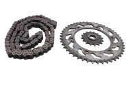 Kit catena corona pignone trasmissione finale set BMW F 650 GS R13 0175 04-08