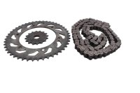 Kit catena corona pignone trasmissione finale set BMW F 650 GS R13 0175 04-08