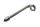 Clip-on ohjaustanko oikea puoli päätypaino 22 mm Suzuki SV 1000 S WVBX 03-07