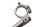 Clip-on ohjaustanko oikea puoli päätypaino 22 mm Suzuki SV 1000 S WVBX 03-07